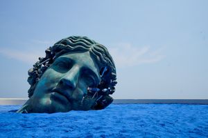 [Daniel Arsham][0], _Unearthed Bronze Eroded Melpomene_ (2021). Bronze. Courtesy UCCA Center for Contemporary Art.


[0]: https://ocula.com/artists/daniel-arsham/